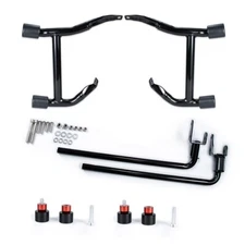 Saddlebags Guards Crash Rails Bars For Harley Touring Road Street Glides 14-25