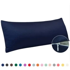 High Quality Satin Body Pillowcase Nice Rich Colors Zipper Body Pillow Cover