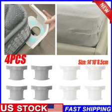 4PCS Lock Sheet Holders Keep Sheets Tight Heavy Duty Straps Fit All Mattresses