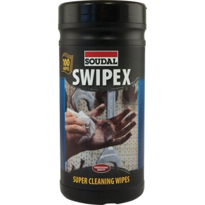 Soudal Reinigungstücher 100 Stück Swipex Allzwecktücher Putztücher Universal