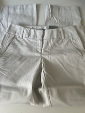 Ann Taylor Pants Womens Size 4 Taupe Hampton Fit  Regular Pockets Flared Leg NWT