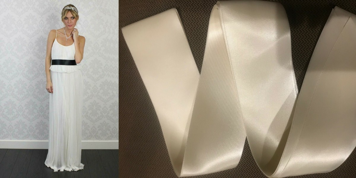 NWT. In bag. GORGEOUS Nina ‘Ginger’ bridal belt Bridal Belts & Wedding Dress Belts | wed2b main image 4