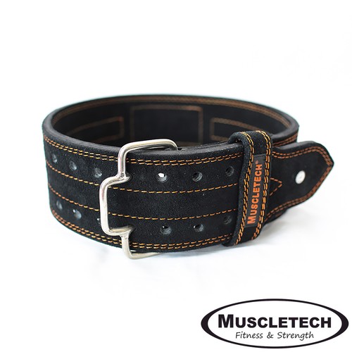 Muscletech Leather Weight Lifting Belt 