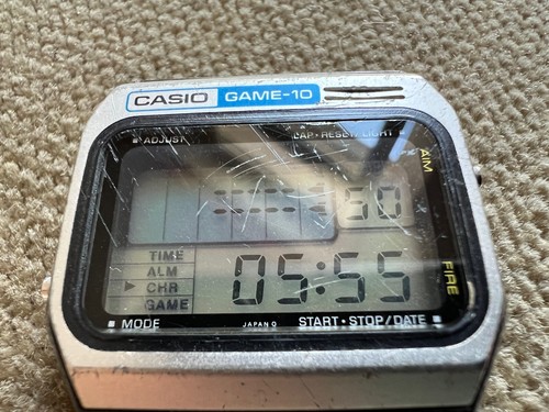 Vintage Casio Game - GM 10 LCD Game reloj de pulsera - 36 mm de 1980 - Imagen 9 de 9