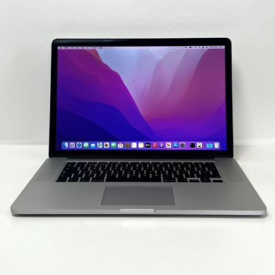 Apple MacBook Pro 15: Intel i7 16GB RAM 512GB SSD Radeon R9 M370X