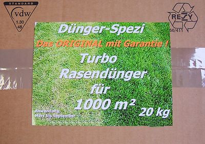TURBO Rasendnger Dnger fr 1000 m Neu Schwefel auch in 5 und 10 kg Rasen  | eBay.de