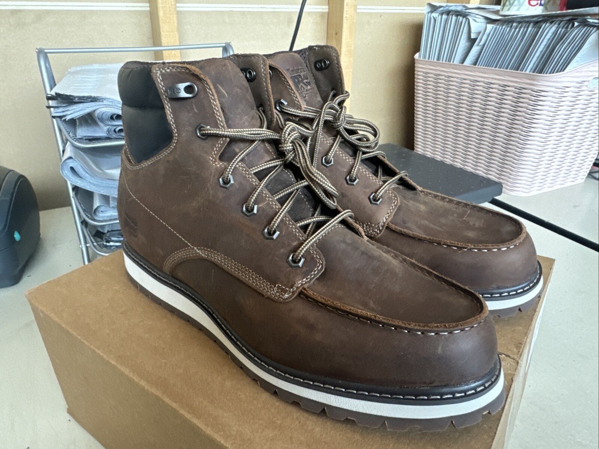 Timberland Pro Men\'s Irvine Ankle Boots Brown - Medium Amazon.com | Timberland PRO Men main image 2