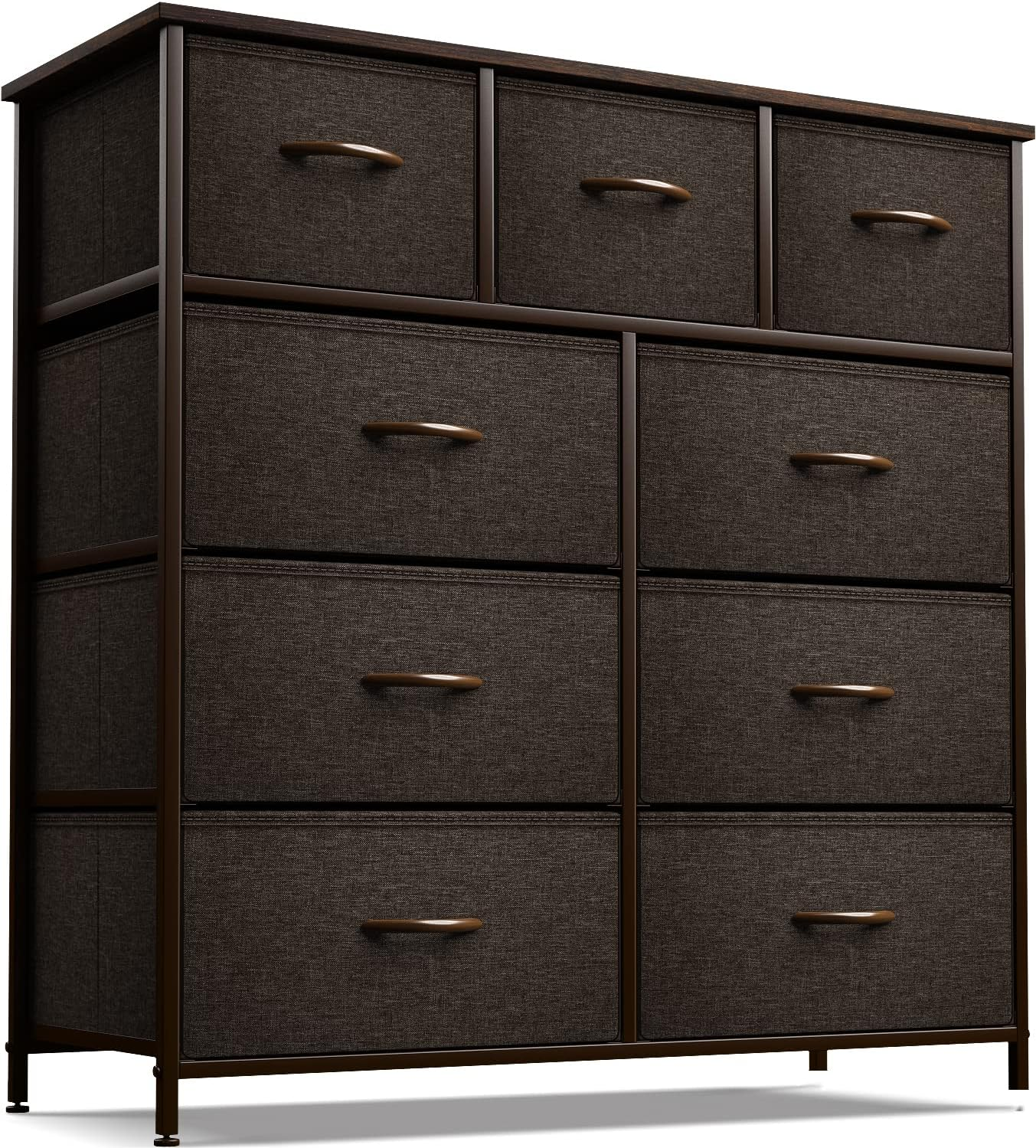 9-Drawer Dresser Storage Chest Tower for Bedroom or Hallway