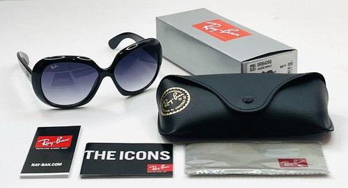 Ray-Ban Jackie Ohh II Polished Black Frame With Grey Gradient Lens RB4098 601/8G