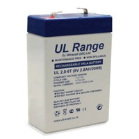 Wasserdichter Bleiakku UL2.8-6 Ultracell 6V 2.8Ah