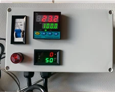 Plug & Play PID Temperature Controller + Timer Control Panel Box & 6" Tip Probe