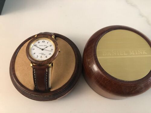 Daniel Mink LocMan Design with Wooden Case Mens Watch - Picture 2 of 7