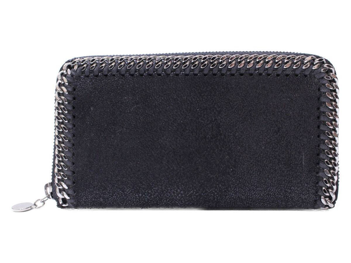 長財布 Stella Mccartney Falabella Ink Zip-Around Wallet Stella Mc Cartney FALABELLA Long Wallet Round Zip Black