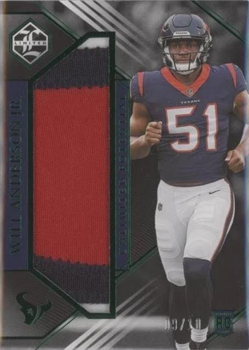 2023 Panini Limited Will Anderson #LP-WAJ