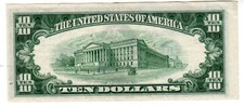 10 Papierservietten Als Dollarscheine - Grün, 16,5 X 8,5 Cm, Lustige Party-Deko