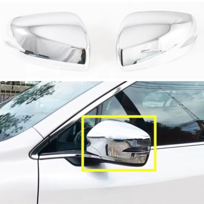 For Subaru Outback 2021-2022 ABS Chrome Side Door Mirror Cover Trim Cap