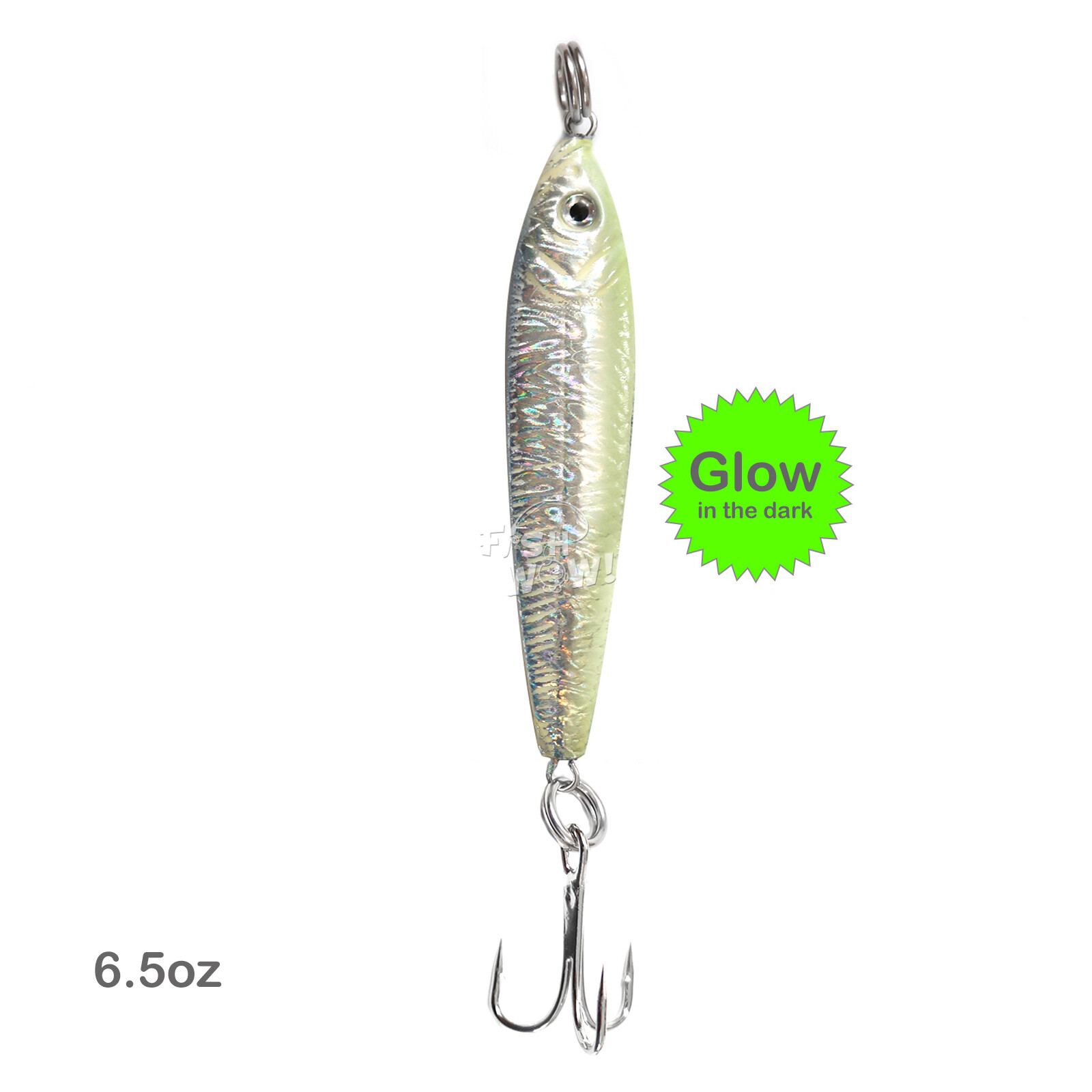 20pcs 6.5oz Fishing Mega Metal Bait Trolling Live Jig luna lure Mix Random Color - Image 4
