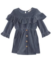 Mabel Honey NWT Blue Corduroy Dress Girls Sizes 2T-8 Winter / Holiday