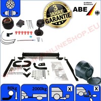 AHK + ES13 FüR Peugeot Expert II Bj Ab 2006 Kasten Bus AnhäNgezugvorrichtung