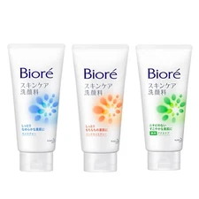 KAO Biore Skin Care Face Cleansing Wash Facial Cleanser Scrub Foam 4.5oz / 130g
