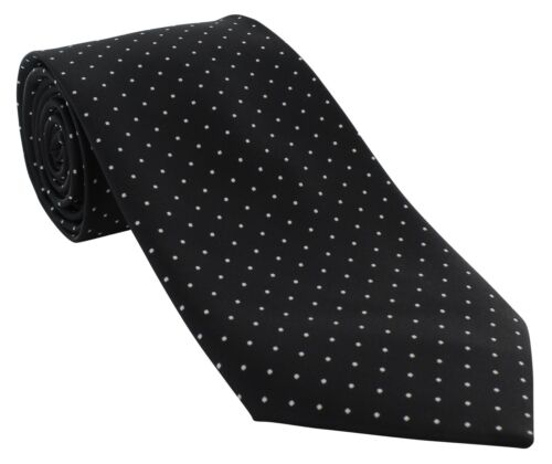 Michelsons of London Mini Spot Extra Long Tie - Picture 11 of 18