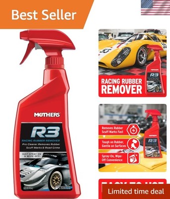 R3 Racing Rubber Remover 24 oz - Cleans Paint, Glass & Vinyl Wraps Effortlessly