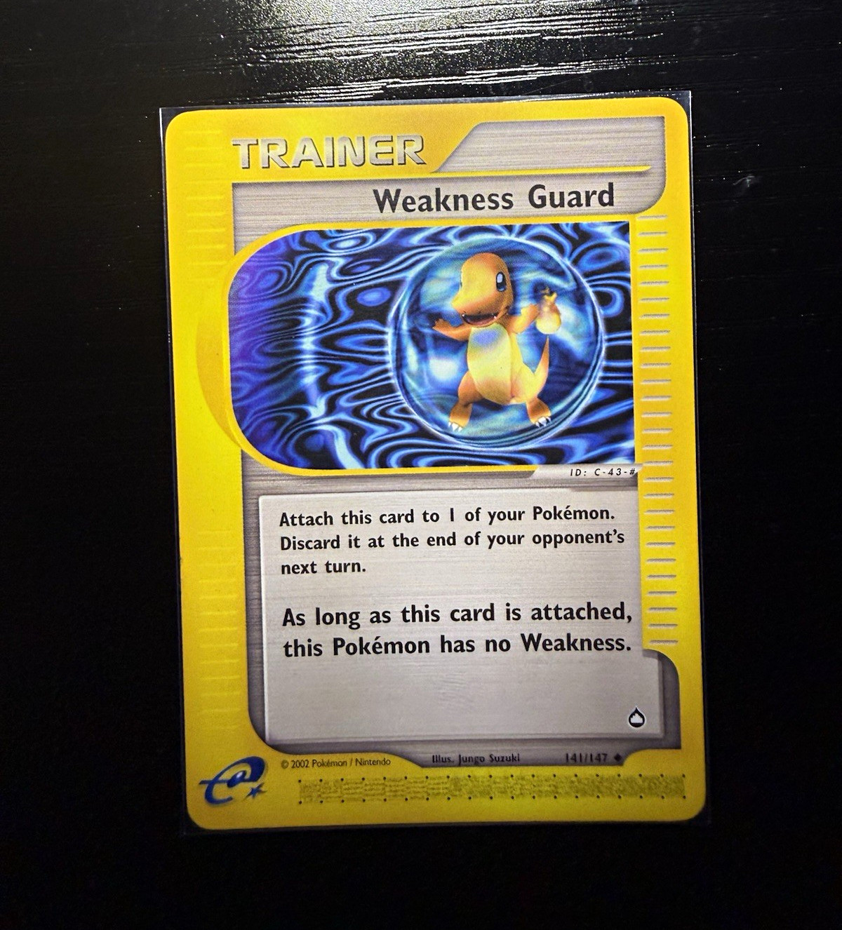 Pokemon Weakness Guard 141/147 Aquapolis Uncommon Trainer English 2002 NM