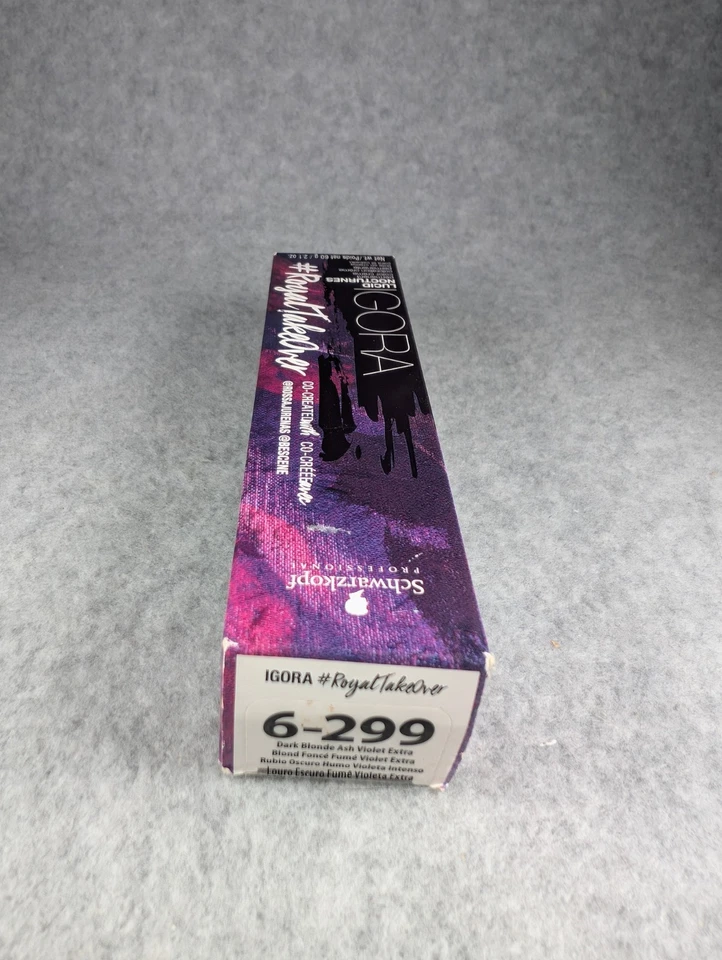 New Schwarzkopf Igora Royal TakeOver Lucid Nocturnes 6-299 Permanent Color Creme - Image 3 of 4