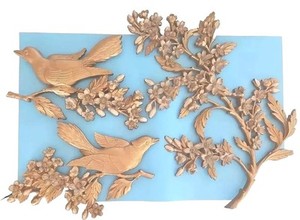 1970s SYROCO USA製 ヴィンテージ壁飾り 鳥と木 Syroco Birds | eBay