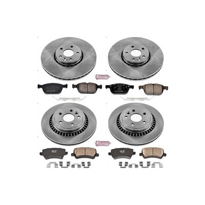 PowerStop Disc Brake Kit - Front and Rear - Fits Volvo XC60 2010-2015 OE Stock R