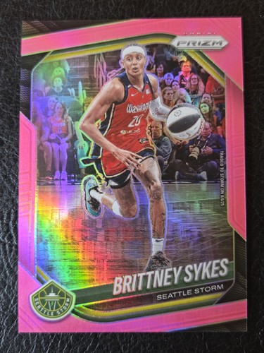 Brittney Sykes 2025 Panini WNBA Prizm Pink Prizm #105/175 (Rare/Limited)