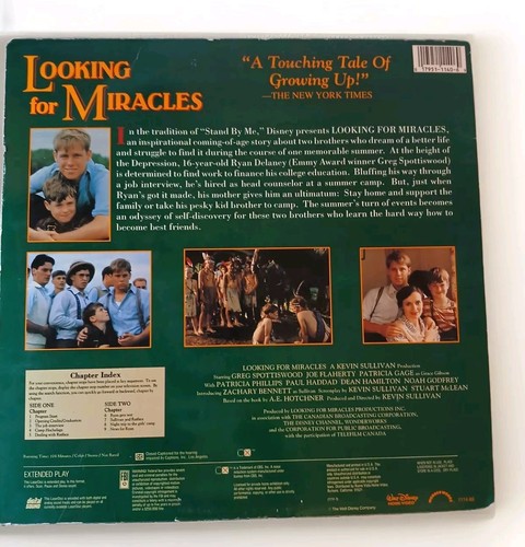 Looking For Miracles Laserdisc Disney Rare - Picture 2 of 4