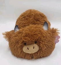 Weighted Stuffed Animals - 4lbs Highland Cow Plush Toy for Realistic Hugs