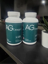 2-PACK AG 1  Athletic Greens Omega 3 Supplement  90 Softgels Each Container..