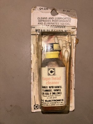 Vintage GC Electronics Tape Head Cleaner Kit Q4-236 Pre-Owned