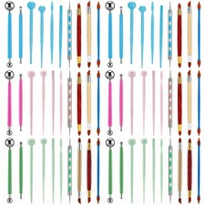60 Pcs Polymer Clay Tools Set Dotting Modeling Clay Sculpting Tools Double En...