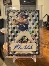 Macon Winslow 2022 Leaf Perfect Game 1st Prospect RC Auto #1/1 Pre Prod Proof