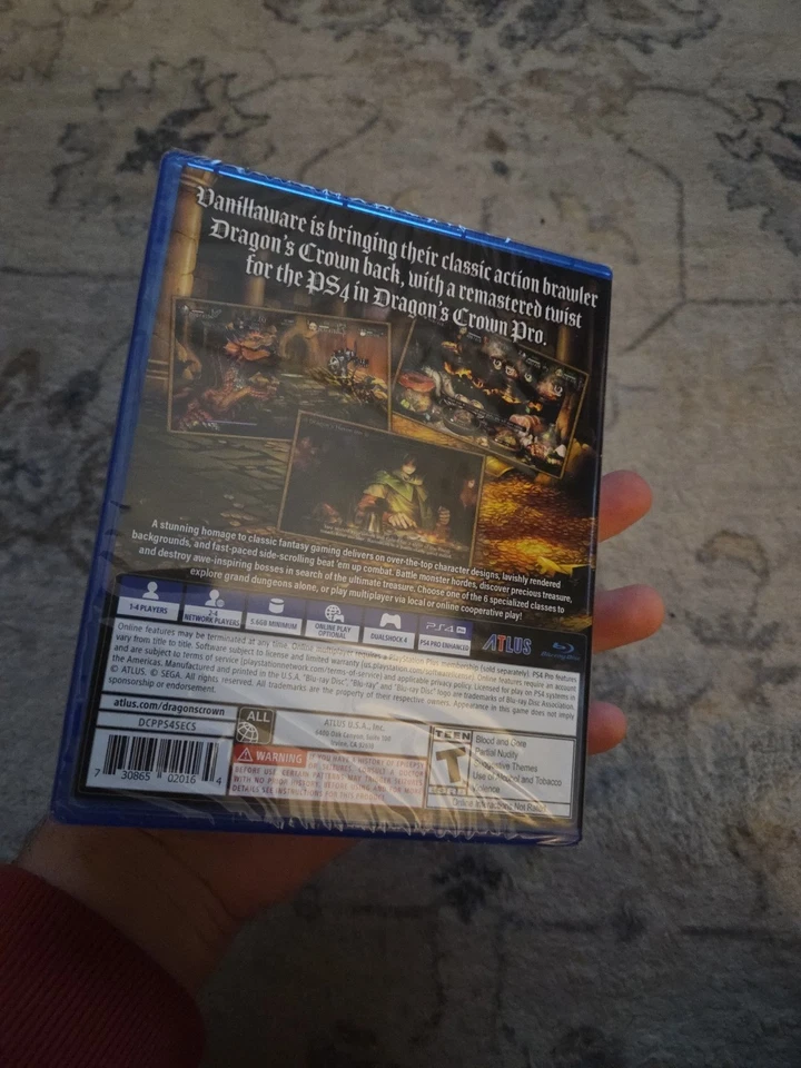 Dragon's Crown Pro - 索尼 PlayStation 4 全新未拆封 — 第 2/2 张图片