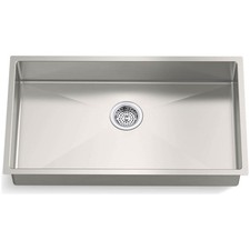 Kohler K-33158-NA Strive 32" Single Basin Stainless Steel Kitchen Sink NEW