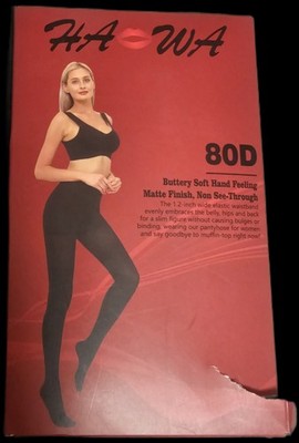 New! HA WA Nude Biege Opaque Slimming Tights 80D Original Packaging 