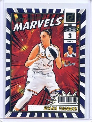 2025 Donruss WNBA Net Marvels Gold Press Proof NO. 14 Diana Taurasi, Phoenix Mer