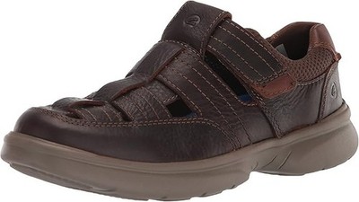Clarks Mens Bradley Cove Loafer, Brown Tumbled Leather, 12 US