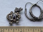 Sterling Silver Florida Gators Pendant Handcrafted Signed LUC 925 Bali Type Ear — photo 4