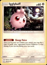 Pokemon - Igglybuff #168/236 - SM - Cosmic Eclipse Uncommon