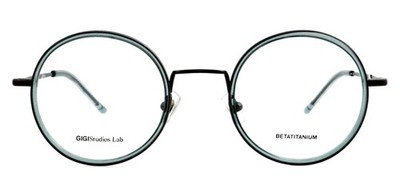 New GIGI STUDIOS Delta 986 8042/4 45mm Gray Titanium Panto Eyeglasses Spain