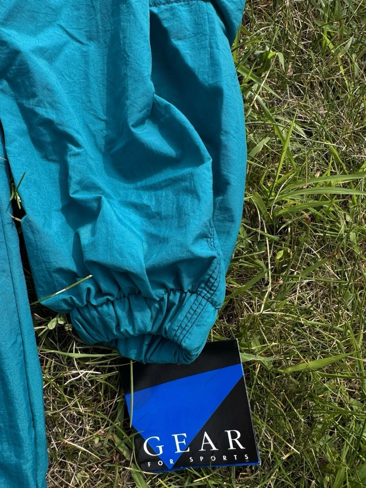 Vintage 1996 Hawaii IBM Sales Service Golden Circle TEAM COMPUTER Jacket Teal Lg - Image 4 of 4