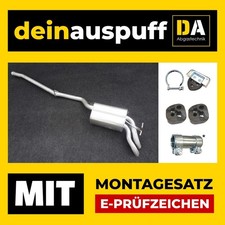 Endschalld&auml;mpfer f&uuml;r Mercedes 124 E-Klasse A124 C124 W124  Auspuff A889