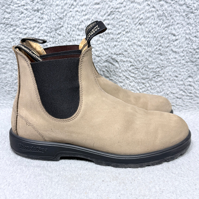 Blundstone 1941 Mens Size US 10 Pull On Chelsea Boots Stone  display picture 1