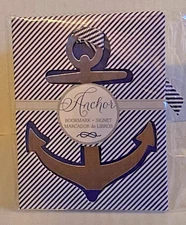 New Kate Aspen Metal Anchor Bookmark Signet Nautical 3" Tall