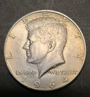 1964-D Kennedy 90% Silver Half Dollar 50c Fifty Cent